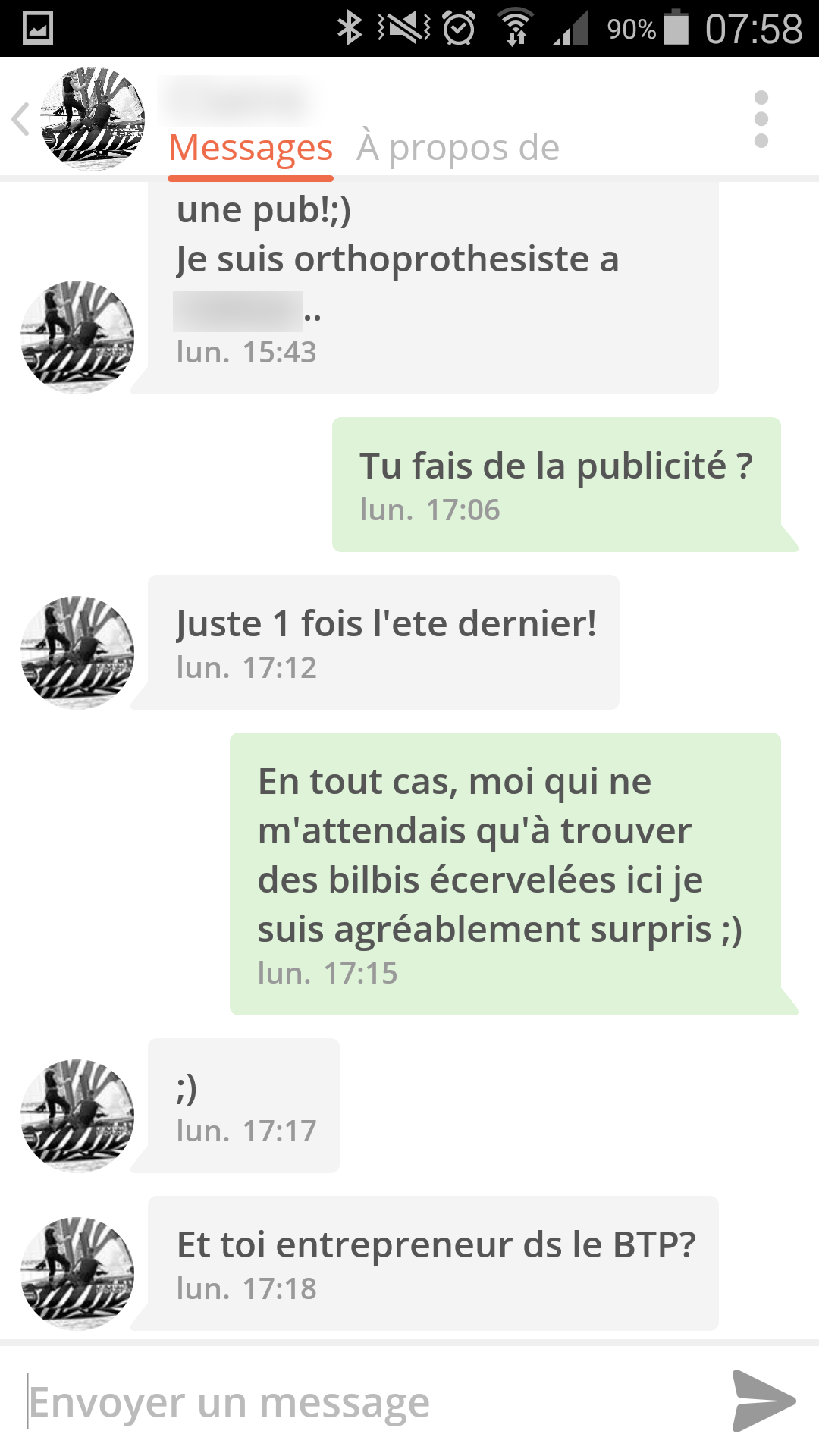Premiere phrase rencontre internet