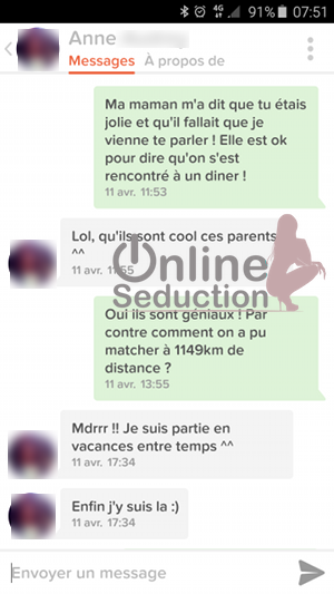 exemple conversation tinder