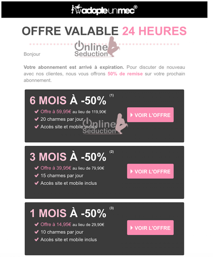 adopteunmec gratuit