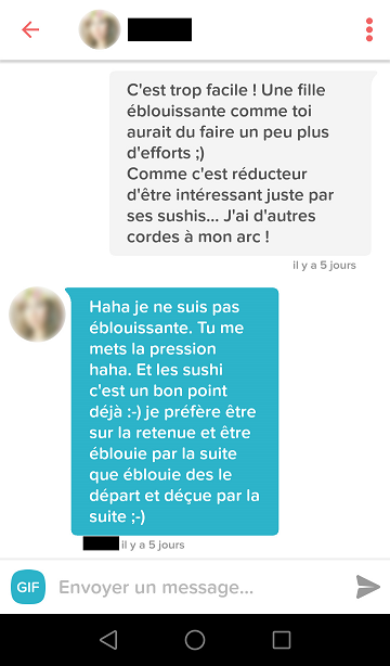 faire un compliment par texto sms