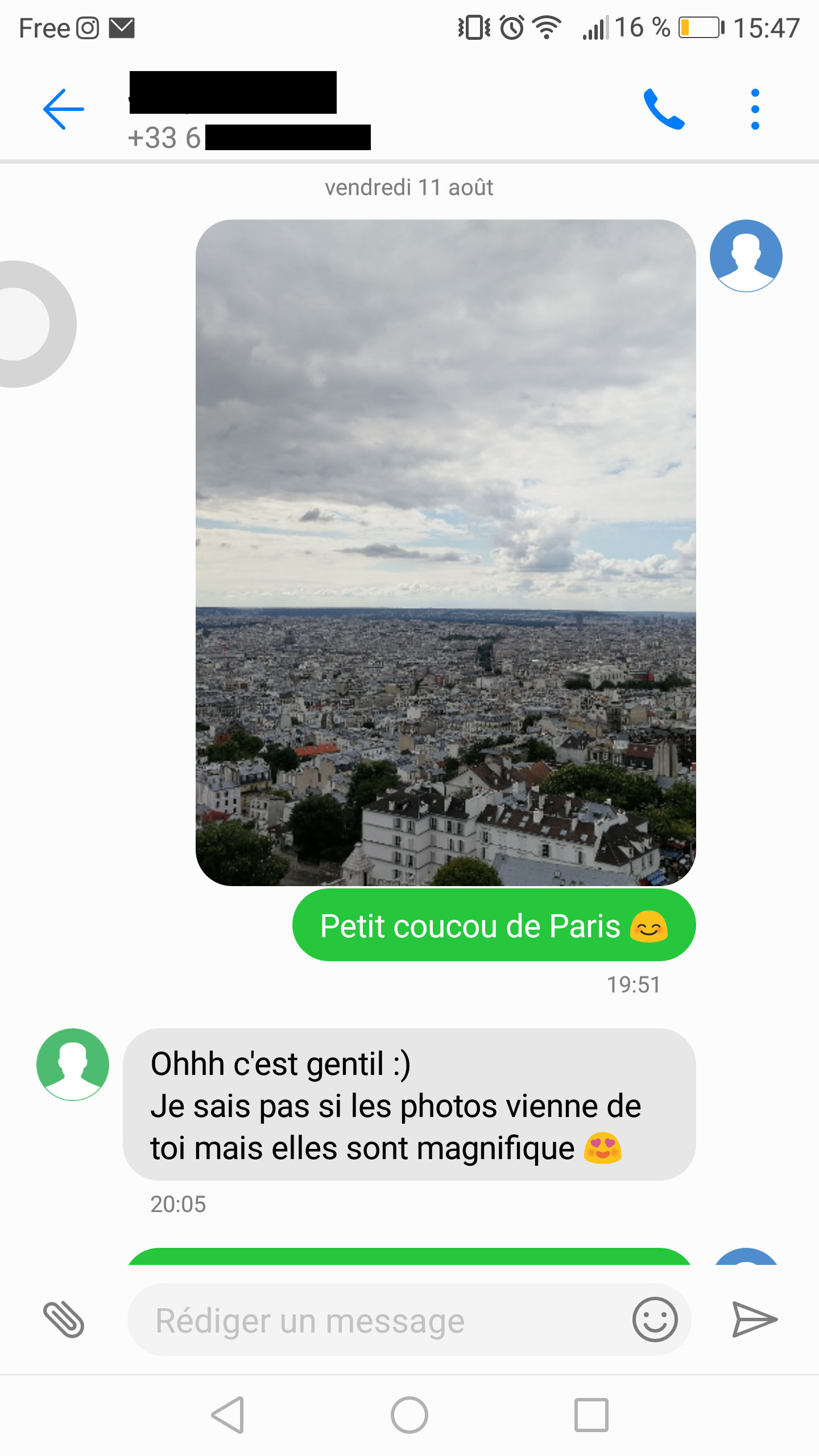 sms apres rendez vous