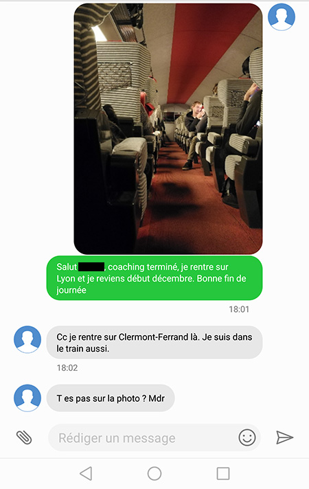 draguer une fille par SMS