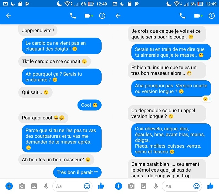 proposer un massage à une fille