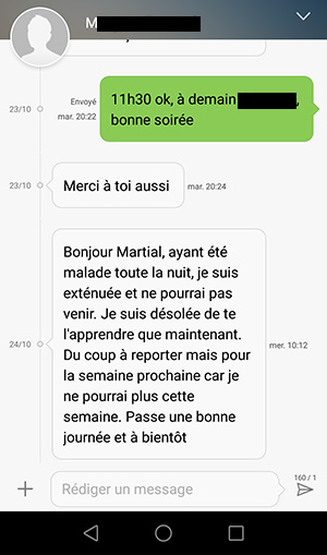 quoi repondre a une femme par sms