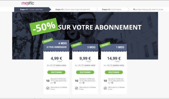 Comment payer moins cher son abonnement Meetic ?